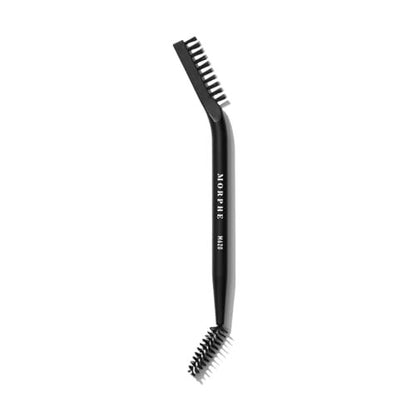 Morphe M620 Supreme Brow Dual-Ended Eyebrow Brush – Angled Comb & Spoolie for Taming, Grooming & Laminating Brows Avelisse