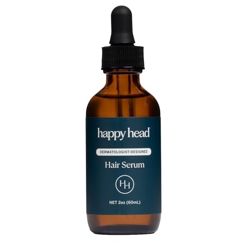 Happy Head Hair Serum for Men & Women – Procapil, Biotin, Ashwagandha & Collagen Leave-In Scalp Treatment for Daily Hair Care, Lightweight 2 Oz Bottle Avelisse