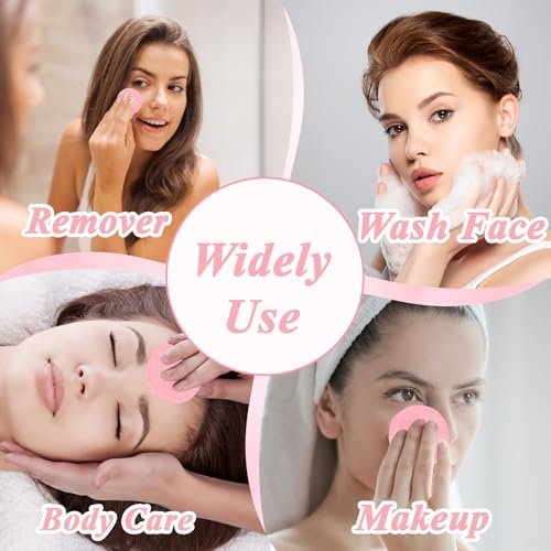 240 Pieces Facial Sponge Compressed – Professional Makeup Removal Sponge Pad, Round Face Cleaning Sponge for Spa, Exfoliating, Mask Avelisse