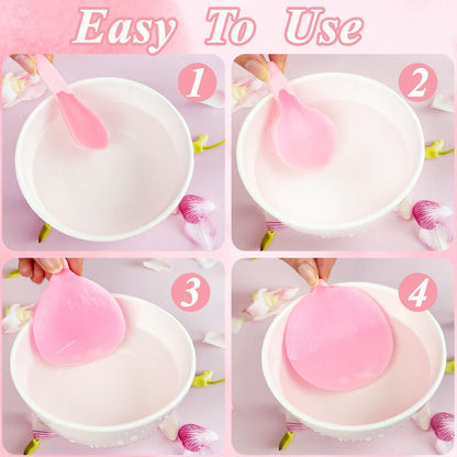 240 Pieces Facial Sponge Compressed – Professional Makeup Removal Sponge Pad, Round Face Cleaning Sponge for Spa, Exfoliating, Mask Avelisse