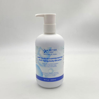 Copper Peptide & Hyaluronic Acid Body Lotion - Skin Revitalizing, Firming & Hydrating Formula - 10 Fl Oz Avelisse