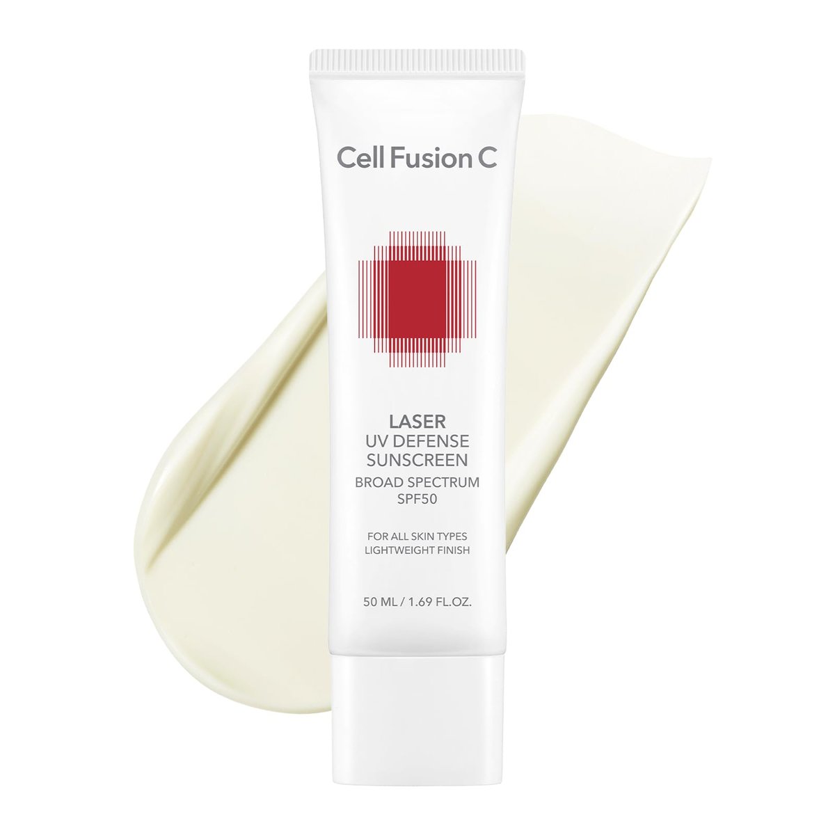 Cell Fusion C Laser UV Defense Sunscreen SPF 50 - PDRN Sunscreen with Lightweight Soft Matt Finish, Oxybenzone Free, Korean Skin Care, 50ml Avelisse