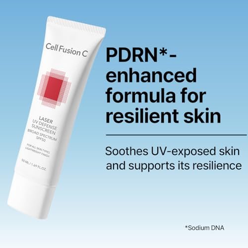 Cell Fusion C Laser UV Defense Sunscreen SPF 50 - PDRN Sunscreen with Lightweight Soft Matt Finish, Oxybenzone Free, Korean Skin Care, 50ml Avelisse