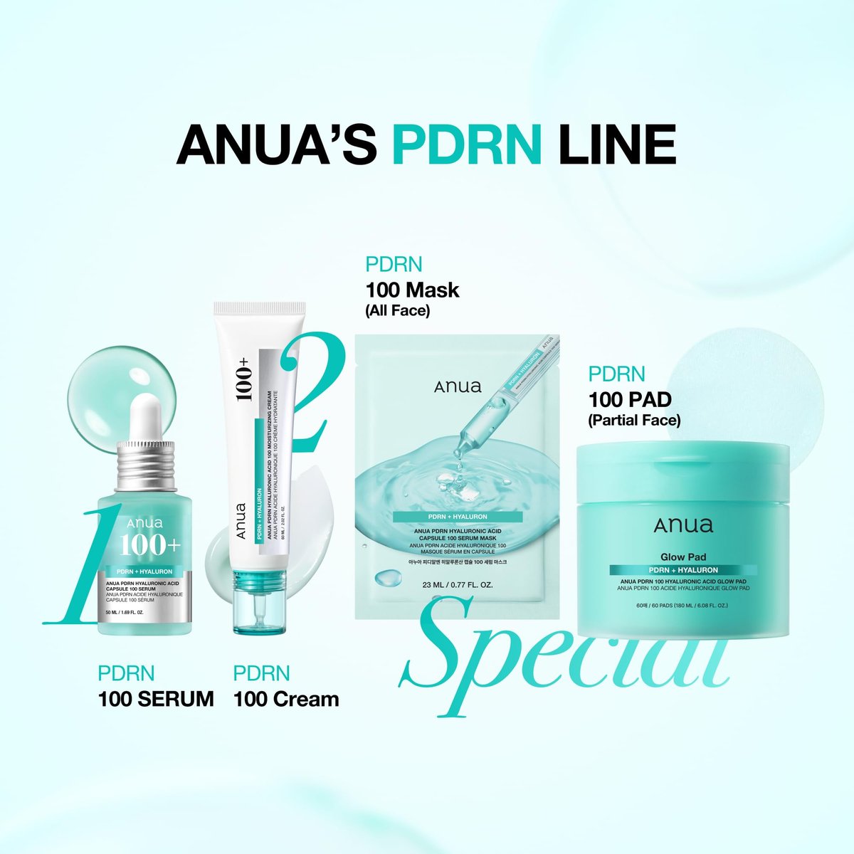 Anua PDRN Hyaluronic Acid Capsule 100 Serum Mask – Hydrating Face Mask for Glass Skin, Dewy Glow & Firm Looking Skin | Salmon DNA PDRN & Collagen | Korean Skin Care (10 Pack) Avelisse