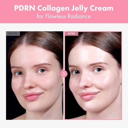 TOSOWOONG PDRN Collagen Jelly Cream – 5,000ppm Salmon DNA PDRN, Niacinamide, Hydrolyzed Collagen – Hydrating & Firming Face Moisturizer for Uneven Skin Tone, No Artificial Color, Korean Skin Care, 1.69 fl.oz - görsel 6