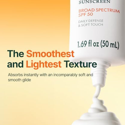 PURITO Korean Sunscreen SPF 50 – Lightest Texture, No White Cast, Oil-Free & Vegan Daily Sun Protection for All Skin Types, 50mL
