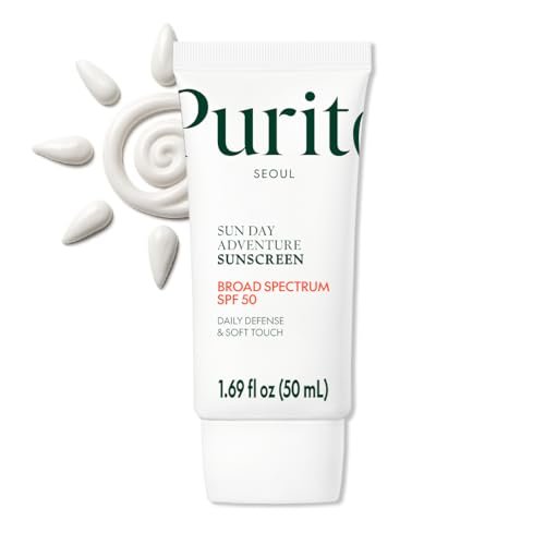 PURITO Korean Sunscreen SPF 50 – Lightest Texture, No White Cast, Oil-Free & Vegan Daily Sun Protection for All Skin Types, 50mL - görsel 2