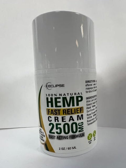 Eclipse Hemp Natural Hemp Extract Cream – Made in USA – 2 Pack Avelisse