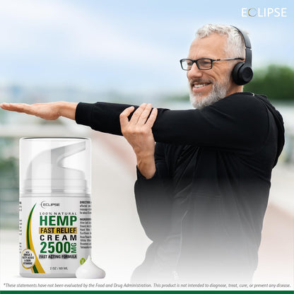 Eclipse Hemp Natural Hemp Extract Cream – Made in USA – 2 Pack Avelisse