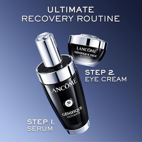 Lancôme Génifique Eye Cream – Dark Circles & Fine Lines Treatment with Bifidus Prebiotic, Hyaluronic Acid & Vitamin Cg, 0.67 Fl Oz Avelisse