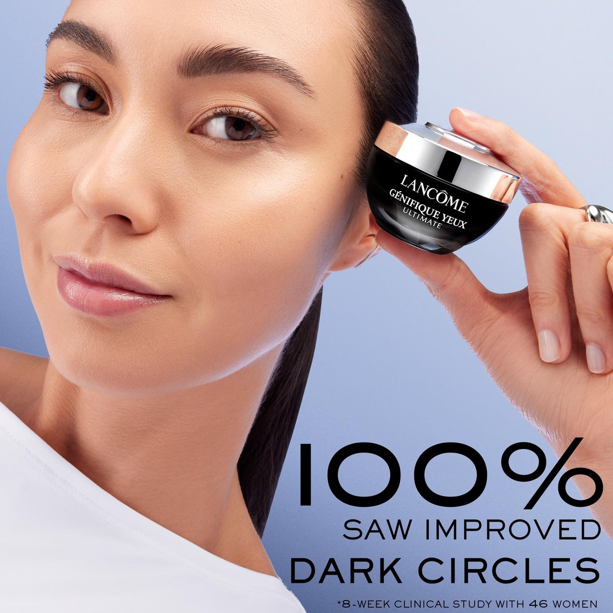 Lancôme Génifique Eye Cream – Dark Circles & Fine Lines Treatment with Bifidus Prebiotic, Hyaluronic Acid & Vitamin Cg, 0.67 Fl Oz Avelisse