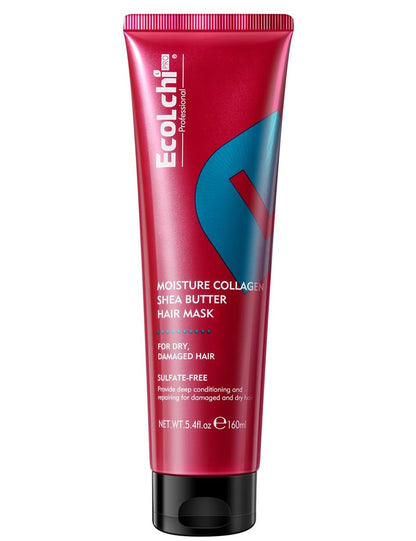 ECOLCHIPRO Collagen Shea Butter Hair Mask - Deep Repair Conditioning Treatment for Dry Damaged Hair, 5.4 fl oz Avelisse