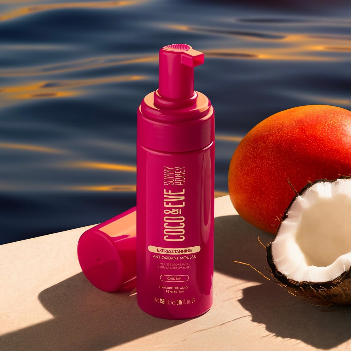 Coco & Eve Express Self Tanning Mousse - 1 Hour Streak-Free Hydrating Sunless Tanning Mousse, Fast-Drying Natural Glow, Infused with Hyaluronic Acid & Coconut Extract, Vegan, Cruelty Free | 5.07 Fl Oz - görsel 18