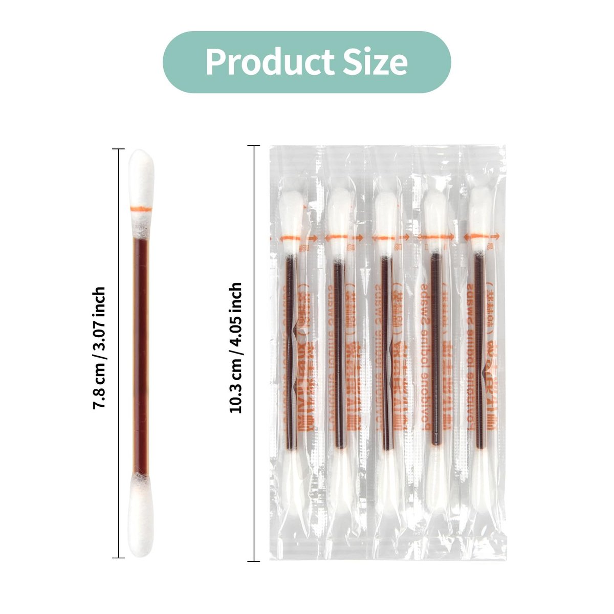 Sterile Iodine Swabs for First Aid – Single-Use Antiseptic Cotton Sticks for Wound Disinfection, Portable & Convenient for Travel, Home, Kids & Outdoor Emergencies Avelisse