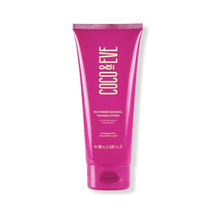 Coco & Eve Gradual Tanning Lotion – Streak-Free Hydrating Sunless Self Tanner, Fast-Drying Buildable Natural Glow, Infused with Hyaluronic Acid, Vegan & Cruelty-Free (6.76 Fl Oz) Avelisse