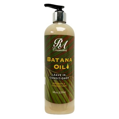 RA COSMETICS Batana Oil Leave-In Conditioner – Strengthen, Repair & Hydrate Dry Damaged Hair – Lightweight Frizz Control & Curl Defining Formula – Sulfate & Paraben-Free Natural Hair Care - 16oz Avelisse