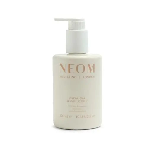 Neom Great Day Hand Lotion, 300ml | Wild Mint & Mandarin with 7 Essential Oils | 100% Natural Fragrance | Hydrating & Luxurious Formula Avelisse