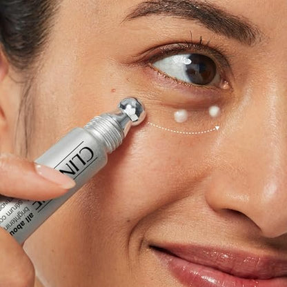 Clinique All About Eyes Brightening Serum Concentrate with Vitamin C, Hyaluronic Acid & Retinol – Hydrating Eye Serum to Reduce Dark Circles, 0.34 Fl Oz Avelisse