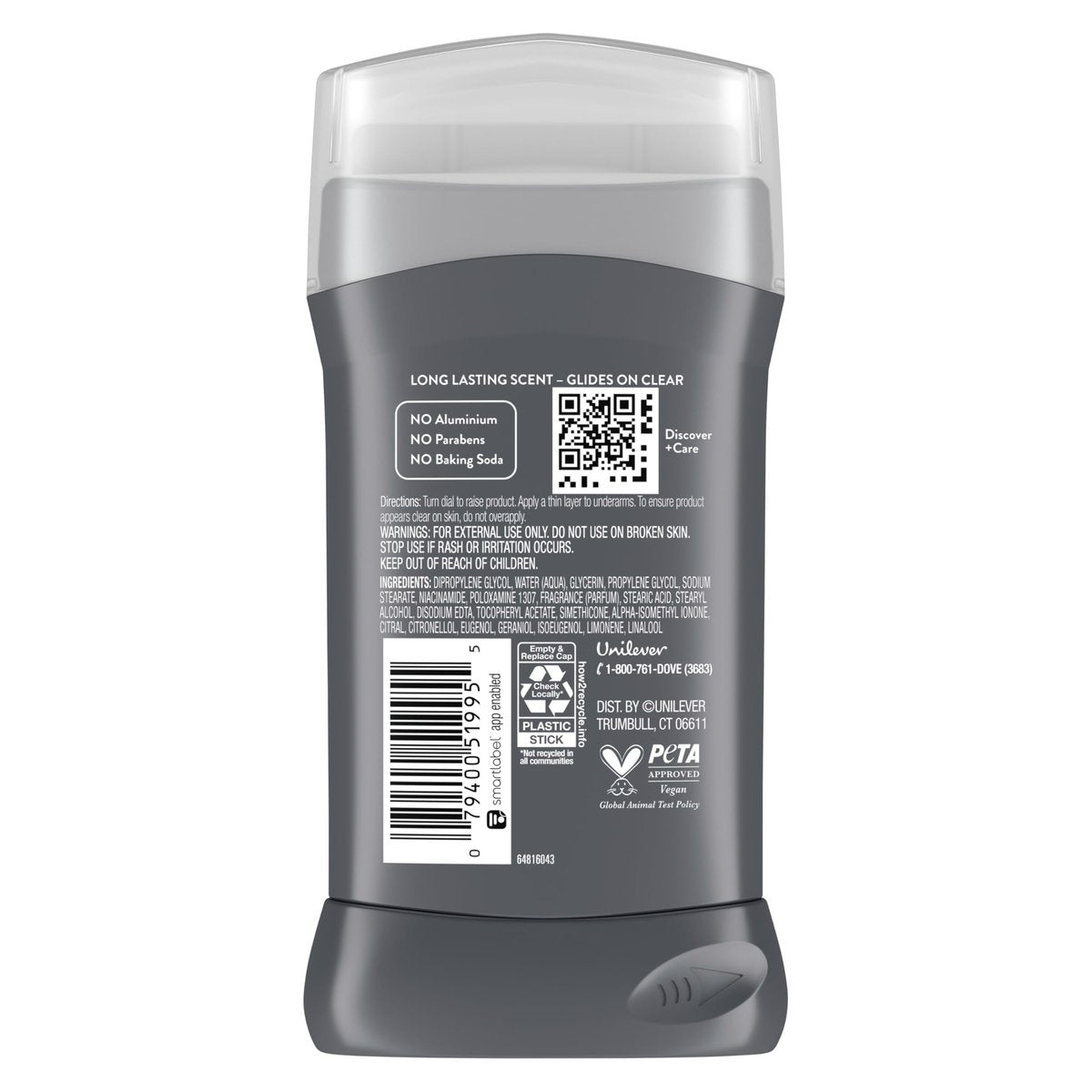 DOVE MEN + CARE Aluminum Free Deodorant for Men 3 Pack - Summer Citrus Deodorant for Men 3 oz Avelisse