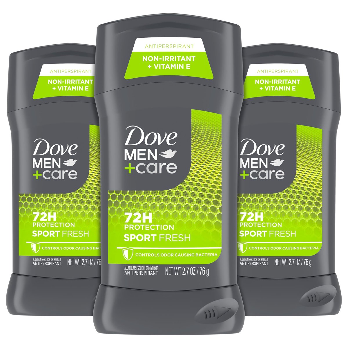 Dove Men+Care Sportcare Fresh Antiperspirant Deodorant 3-Pack, 2.7 oz Each Avelisse