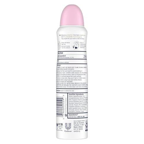 Dove Advanced Care Antiperspirant Deodorant Spray for Women, 72-Hour Sweat & Odor Protection, Sakura Blossom & Yuzu, 3.8 oz (3-Pack) - görsel 3