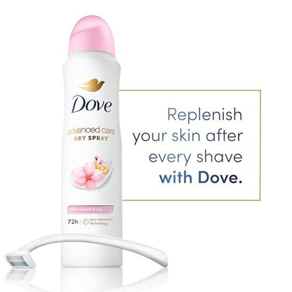 Dove Advanced Care Antiperspirant Deodorant Spray for Women, 72-Hour Sweat & Odor Protection, Sakura Blossom & Yuzu, 3.8 oz (3-Pack)