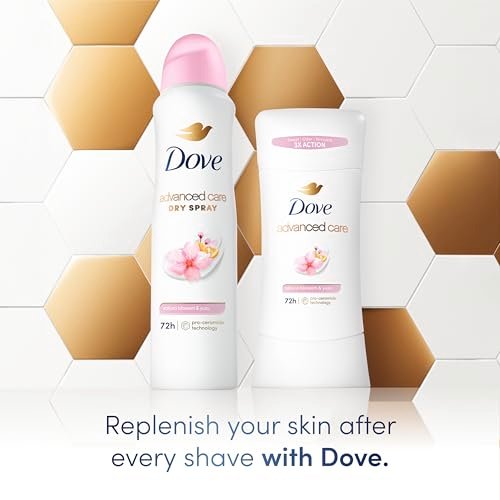 Dove Advanced Care Antiperspirant Deodorant Spray for Women, 72-Hour Sweat & Odor Protection, Sakura Blossom & Yuzu, 3.8 oz (3-Pack) - görsel 5