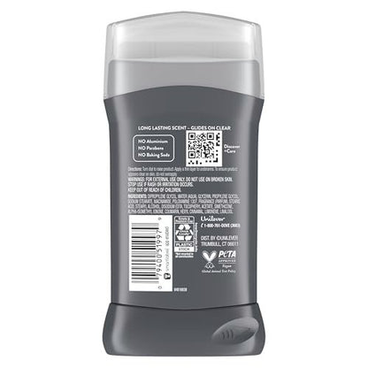 DOVE MEN + CARE Aluminum Free 3 Pack Rustic Sandalwood Deodorant for Men, 3 oz Each