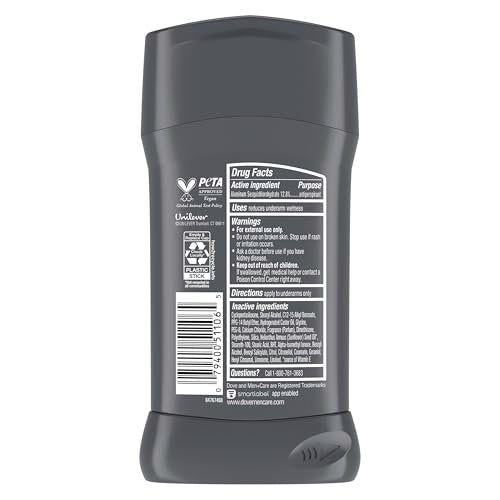 Dove Men+Care Antiperspirant Deodorant 3-Pack, Coastal Cedar, 2.7 oz Each Avelisse