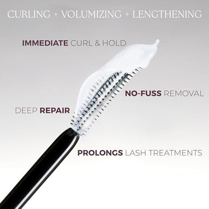 Blinc Curling Tubing Lash Primer – Dual-Action Formula for Long-Lasting Curl & Lash Lift Extension – Nourishing & Strengthening with Castor Oil & Shea Butter – Vegan & Clean Beauty 7ml