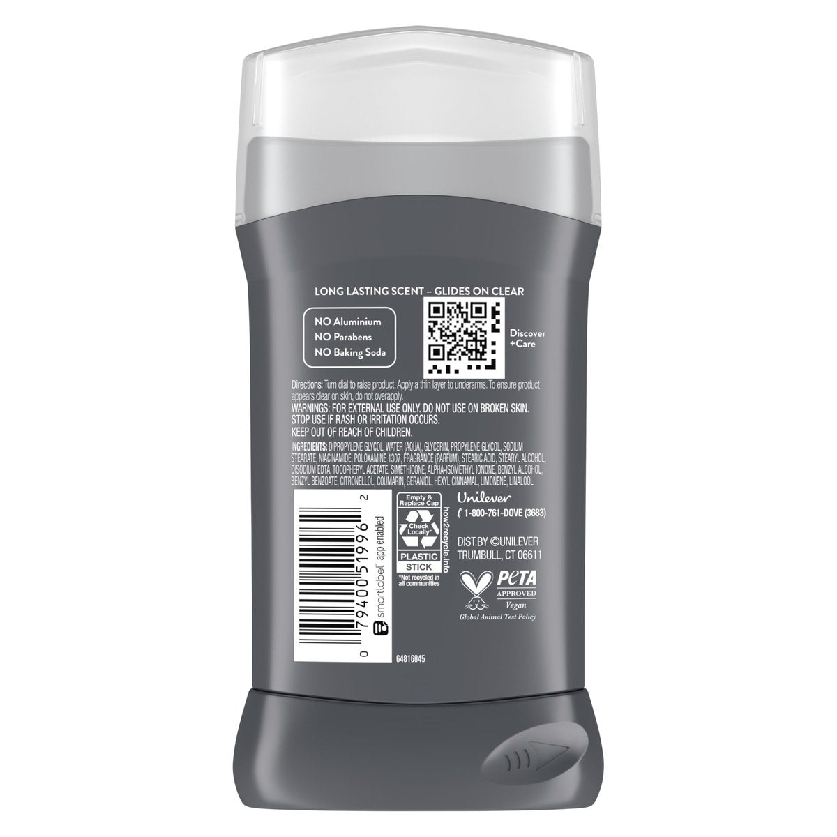 Dove Men+Care Aluminum Free Deodorant 3-Pack, Wild Eucalyptus, 3 oz Each Avelisse