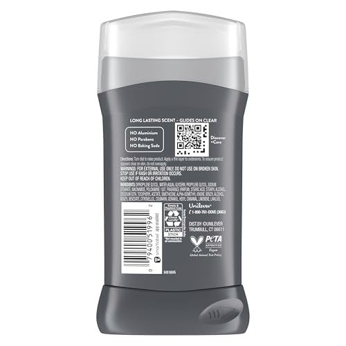 Dove Men+Care Aluminum Free Deodorant 3-Pack, Wild Eucalyptus, 3 oz Each Avelisse