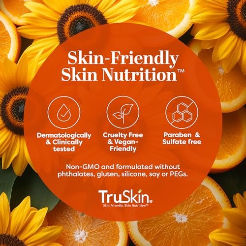 TruSkin Sunscreen Serum for Face - SPF 30 Universal Tinted Mineral Sunscreen Face Serum with Zinc Oxide - Sheer, Lightweight Finish with Vitamin C, Hyaluronic Acid, Ceramides & Niacinamide, 1 fl oz - görsel 16