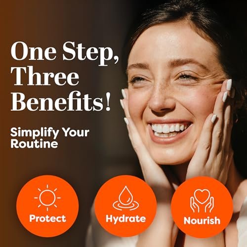 TruSkin Sunscreen Serum for Face - SPF 30 Universal Tinted Mineral Sunscreen Face Serum with Zinc Oxide - Sheer, Lightweight Finish with Vitamin C, Hyaluronic Acid, Ceramides & Niacinamide, 1 fl oz - görsel 12