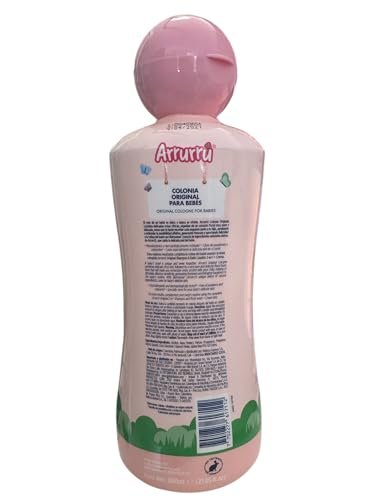 Arrurru Colonia Original Pink 27.05 oz + Crema Original 220 ml – Refreshing Cologne & Body Lotion Set Avelisse