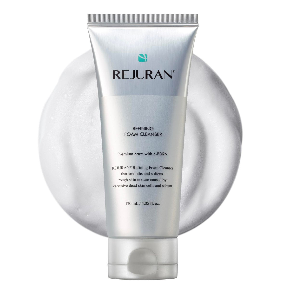 REJURAN Refining Foam Cleanser with c-PDRN – Hydrating & Gentle Foaming Cleanser for Smoother, Clearer Skin, Minimizes Pores & Balances with Hyaluronic Acid & Tanin Complex, Korean Skin Care (4.05 fl oz) Avelisse