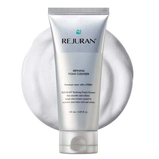 REJURAN Refining Foam Cleanser with c-PDRN – Hydrating & Gentle Foaming Cleanser for Smoother, Clearer Skin, Minimizes Pores & Balances with Hyaluronic Acid & Tanin Complex, Korean Skin Care (4.05 fl oz) Avelisse