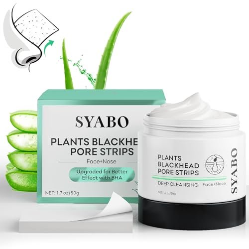 SYABO 2.0 Blackhead Remover Nose Strips – 100 Pcs Pore Cleanser with Salicylic Acid, Upgraded Peel Off Mask for Blackheads Removal (1.76 oz) Avelisse