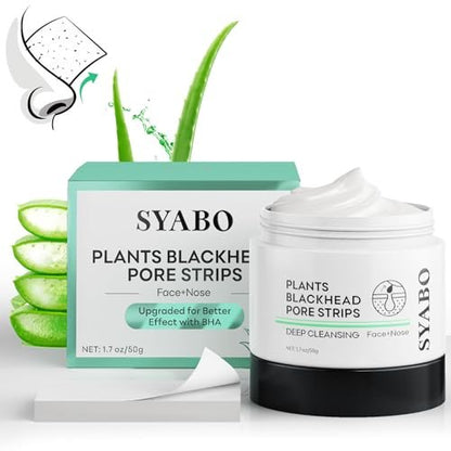 SYABO 2.0 Blackhead Remover Nose Strips – 100 Pcs Pore Cleanser with Salicylic Acid, Upgraded Peel Off Mask for Blackheads Removal (1.76 oz) Avelisse