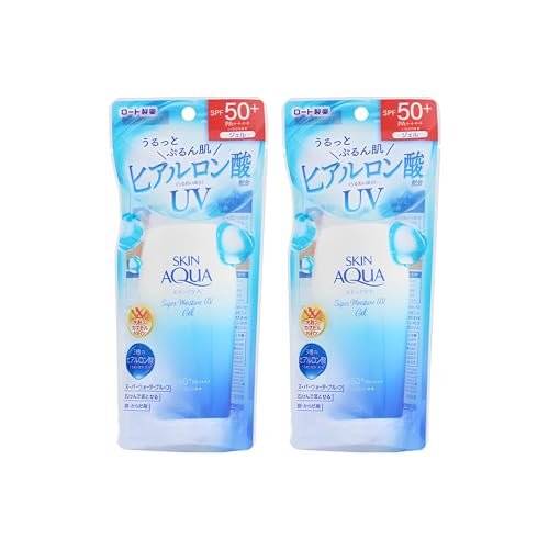 Skin Aqua UV Super Moisture Gel Hydrating Sunscreen SPF50+/PA++++ - 110g (Pack of 2) Avelisse