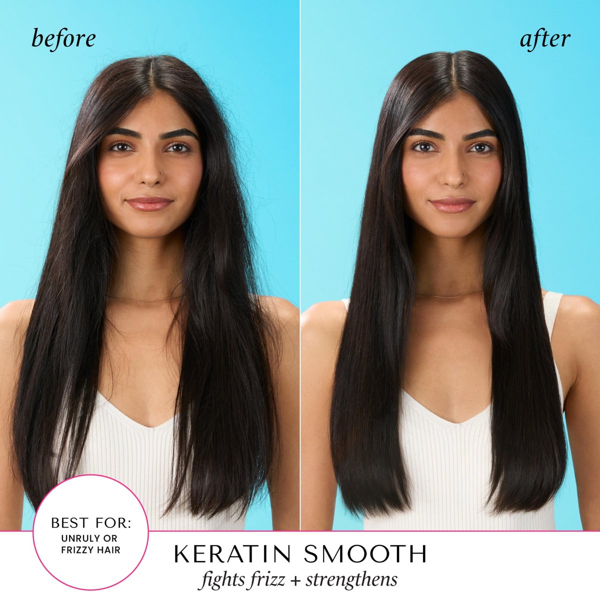 HASK Keratin Smoothing Deep Conditioner Treatment - Sulfate Free, Color Safe, 8 Fl Oz - görsel 3
