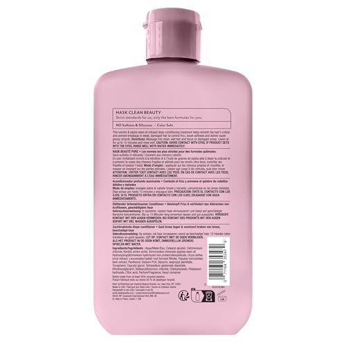 HASK Keratin Smoothing Deep Conditioner Treatment - Sulfate Free, Color Safe, 8 Fl Oz - görsel 14