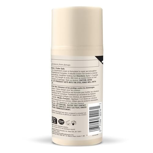 HASK Bond Building Leave-In Treatment Cream with TripleBond Complex & Argan Oil - Repairs Damage, Prevents Breakage, Adds Moisture - Sulfate-Free, Cruelty-Free, Color-Safe - 3.3 oz - görsel 10