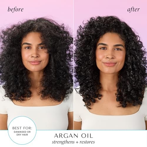 HASK Argan Oil Repairing Deep Conditioner - Color Safe, Sulfate Free & Paraben Free - 8 Fl Oz - görsel 4