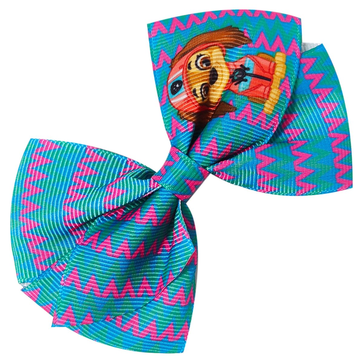 LUV HER Paw Patrol Alligator Hair Clips for Kids – 7-Pack Non-Slip 4-Inch Hair Bows – Girls Hair Accessories with Rescue Pup Prints – Ages 3+ – Non-Toxic Material Avelisse