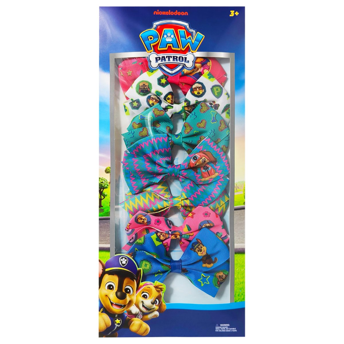 LUV HER Paw Patrol Alligator Hair Clips for Kids – 7-Pack Non-Slip 4-Inch Hair Bows – Girls Hair Accessories with Rescue Pup Prints – Ages 3+ – Non-Toxic Material Avelisse
