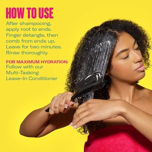 Mielle Organics 2-Minute Deep Conditioner - Kalahari Melon & Aloe Vera Moisturizing Hair Conditioner for Dry, Curly and Textured Hair - Softening, Detangling & Fast-Acting Deep Conditioning, 12 Ounce - görsel 10