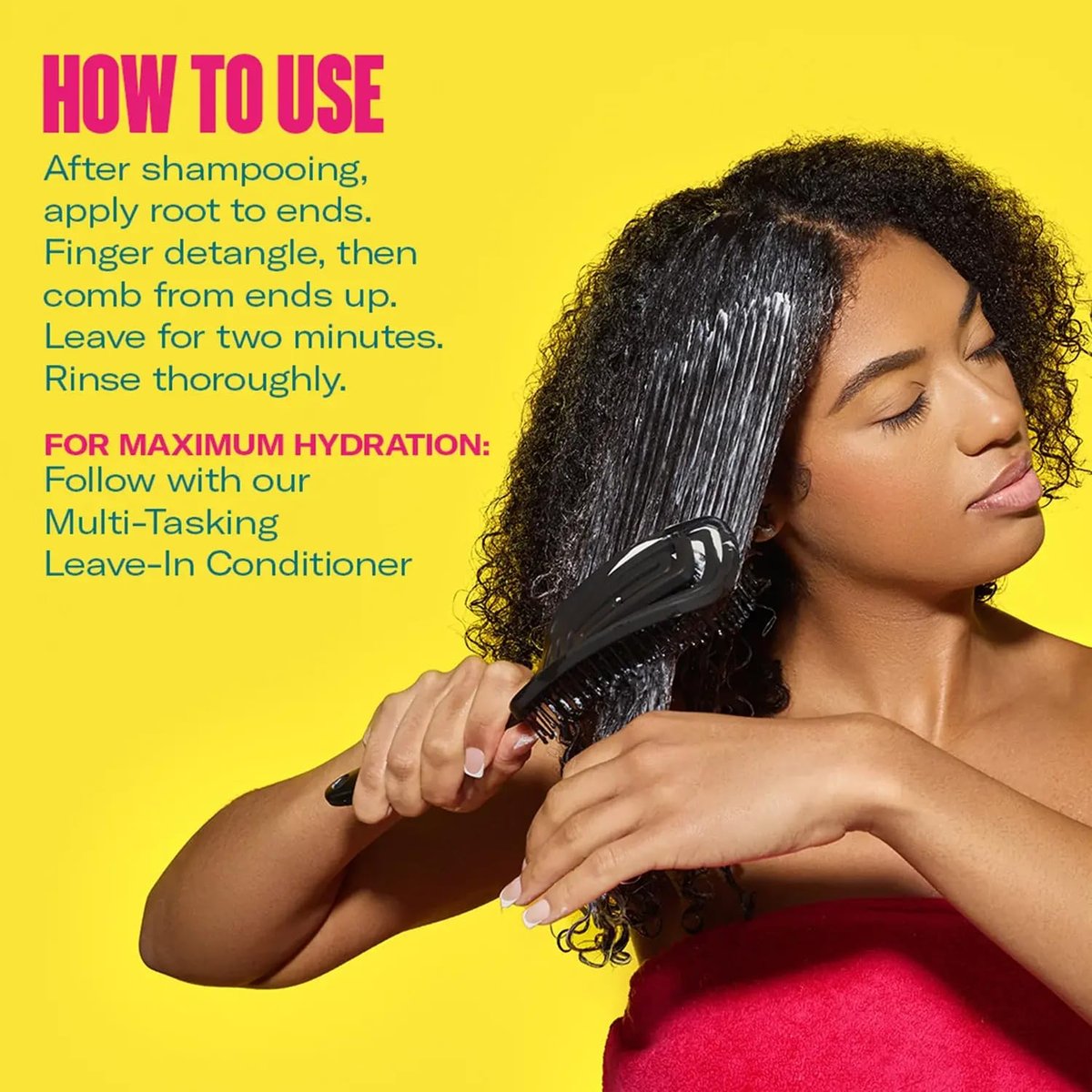 Mielle Organics 2-Minute Deep Conditioner - Kalahari Melon & Aloe Vera Moisturizing Hair Conditioner for Dry, Curly and Textured Hair - Softening, Detangling & Fast-Acting Deep Conditioning, 12 Ounce - görsel 9