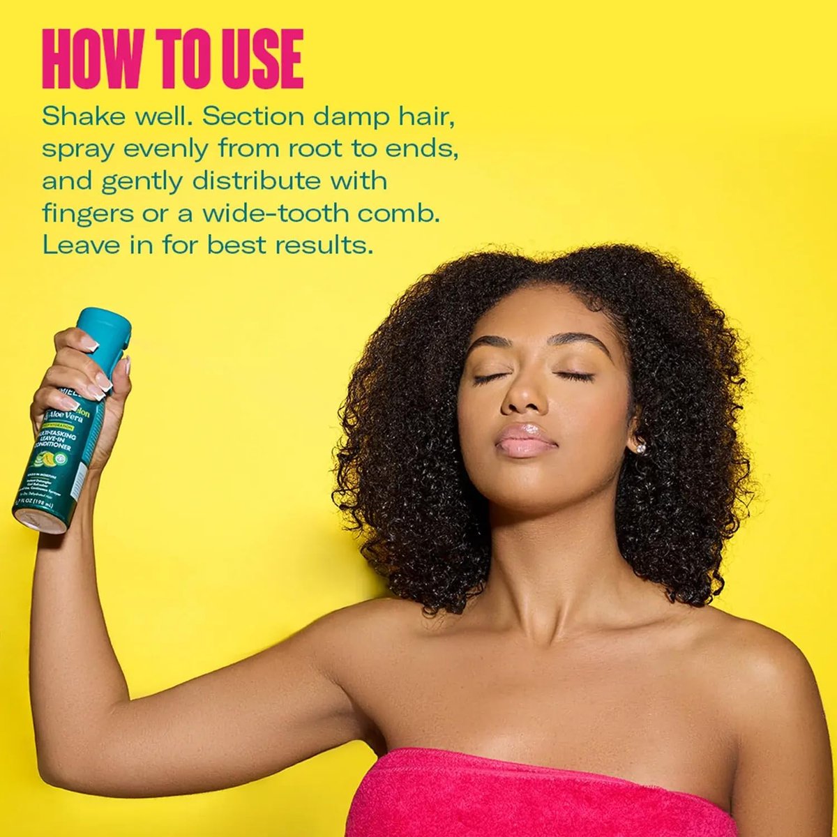 Mielle Organics Kalahari Melon & Aloe Vera Multi-Tasking Leave In Conditioner Spray - 3-in-1 Hair Detangler, Curl Refresher & Moisturizer for Dry, Curly & Textured Hair, 6.7 oz - görsel 10