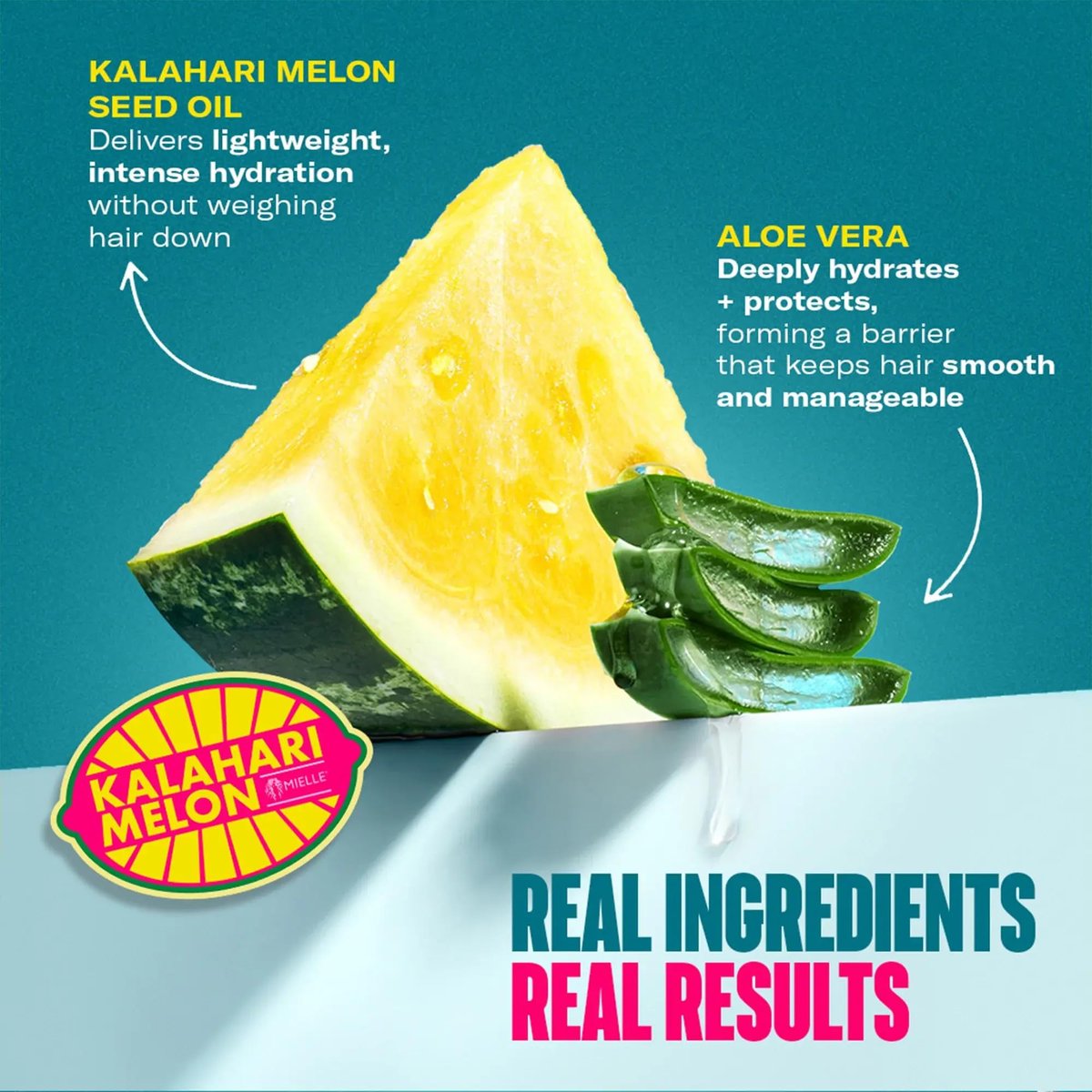 Mielle Organics Kalahari Melon & Aloe Vera Multi-Tasking Leave In Conditioner Spray - 3-in-1 Hair Detangler, Curl Refresher & Moisturizer for Dry, Curly & Textured Hair, 6.7 oz - görsel 8